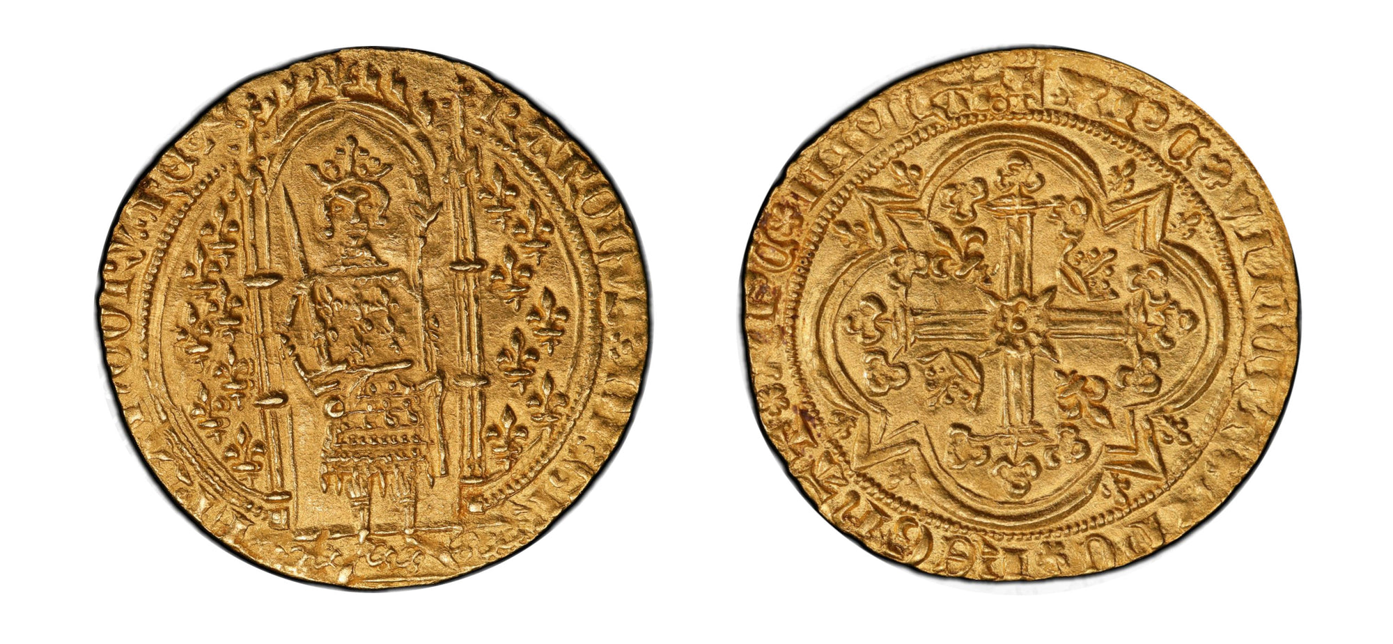 1364-1380 Gold Franc a Pied Charles V PCGS MS 64 - Hard Asset Management, Inc