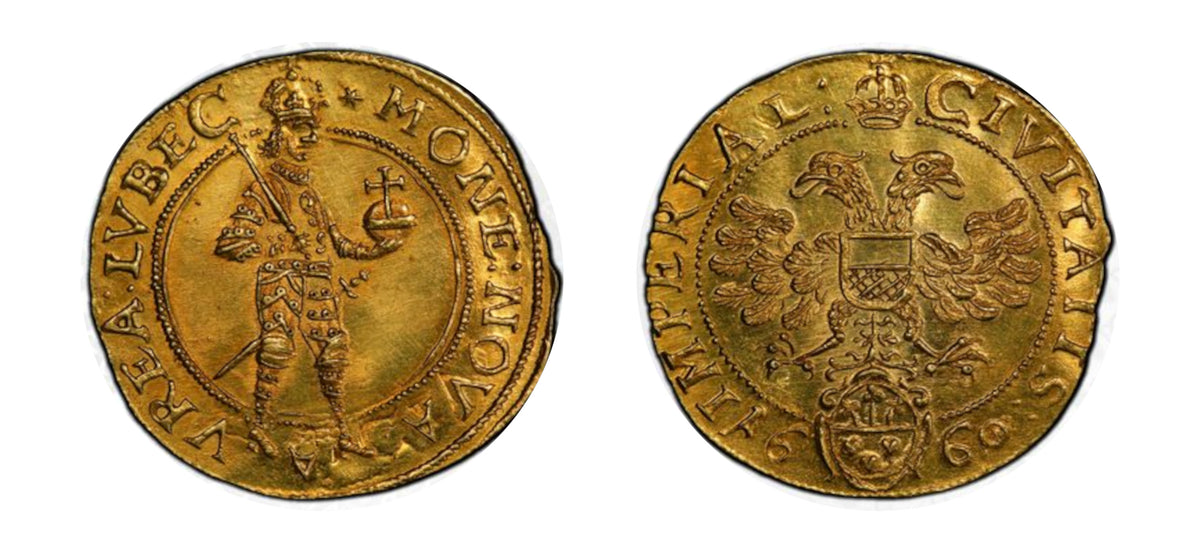 1660 Gold 2 Ducats PCGS MS63 - Hard Asset Management, Inc