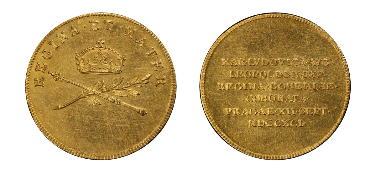 1791 Gold Coronation Medal PCGS AU55 - Hard Asset Management, Inc