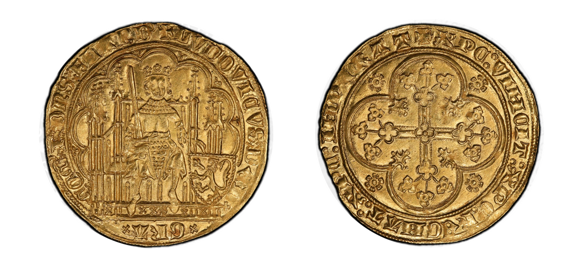 1346-1384 Gold Chaise D'OR Louis II PCGS MS64 - Hard Asset Management, Inc