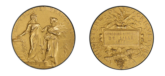 1914 Gold Lille Equestrian PCGS SP62 - Hard Asset Management, Inc