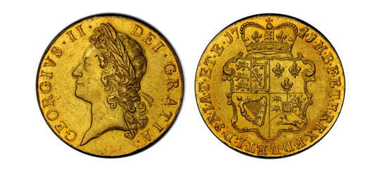 1741/38 Gold 5 Guineas PCGS MS62 - Hard Asset Management, Inc
