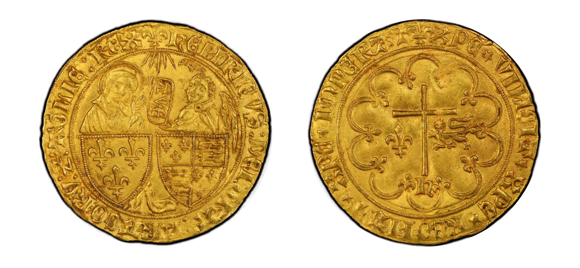 1422-1453 Gold Salut D'OR King Henry VI PCGS MS63 - Hard Asset Management, Inc