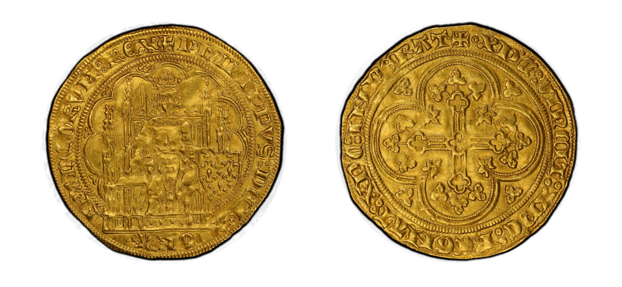 1328-1350 Gold ECU D'OR King Philippe VI PCGS MS61 - Hard Asset Management, Inc