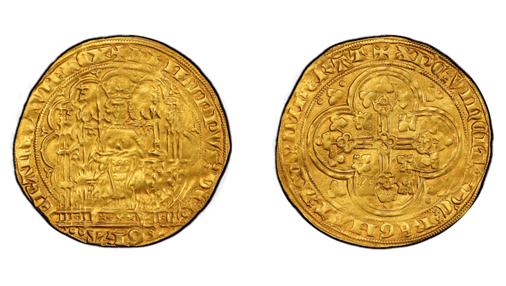 1328-50 Ecu D'Or FR-270 PCGS AU55, test only DO NOT BID