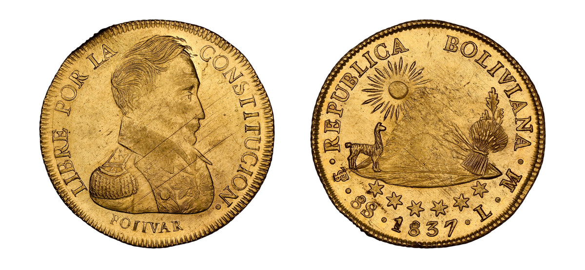1837 Gold 8 Scudo NGC MS61 - Hard Asset Management, Inc
