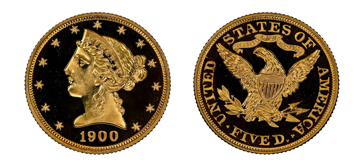 1900 $5 Liberty Head NGC PF68 Ultra Cameo - Hard Asset Management, Inc