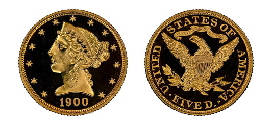 1900 $5 Liberty Head NGC PF68 Ultra Cameo - Hard Asset Management, Inc