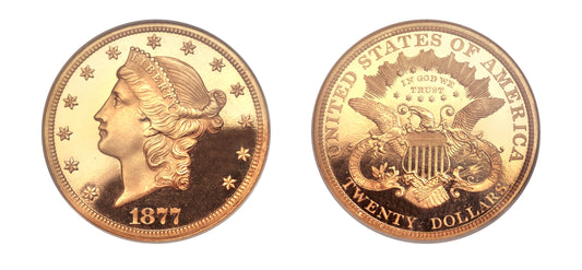 1877 $20 NGC PF65 Ultra Cameo - Hard Asset Management, Inc