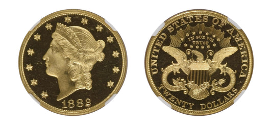 1882 $20 NGC PF65+ Ultra Cameo - Hard Asset Management, Inc