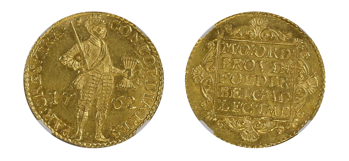 1762 NETHERLAND Ducat Utrecht NGC MS63 - Hard Asset Management, Inc
