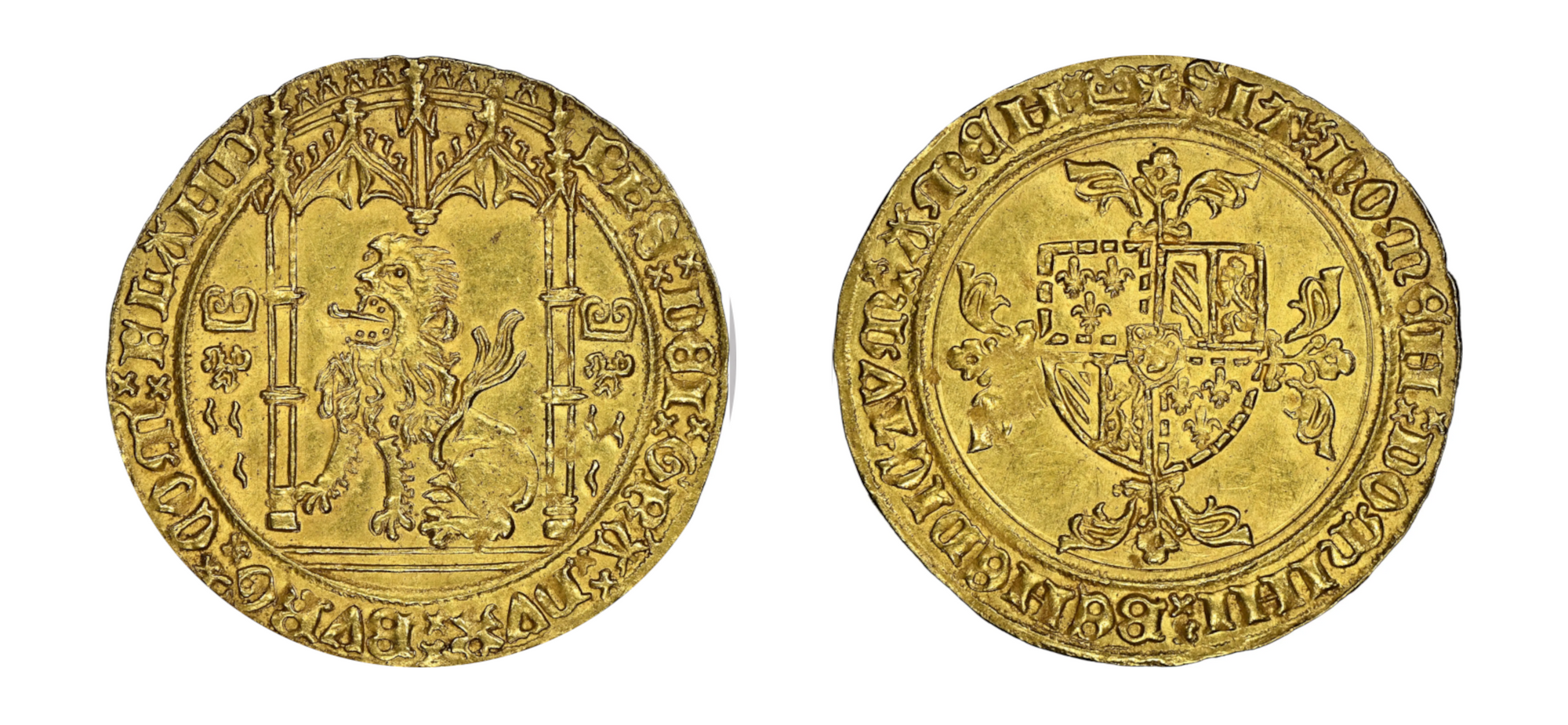 1419-1467 Gold Lion D'OR Philippe Le Bon NGC MS62 - Hard Asset Management, Inc