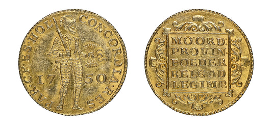 1750 NETHERLAND Ducat Holland MS61+ - Hard Asset Management, Inc