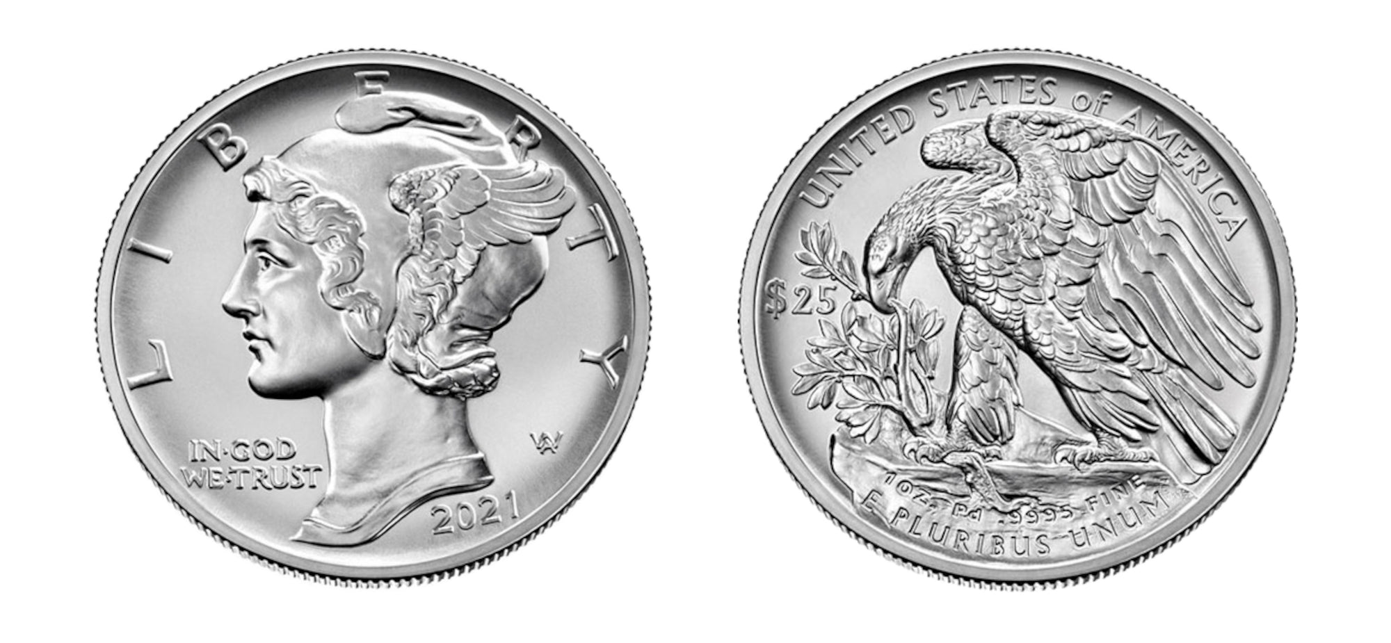 2021 $25 Palladium Eagle PCGS MS69