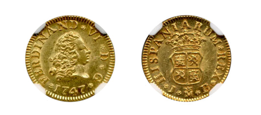 1747M SPAIN 1/2E NGC MS63 - Hard Asset Management, Inc