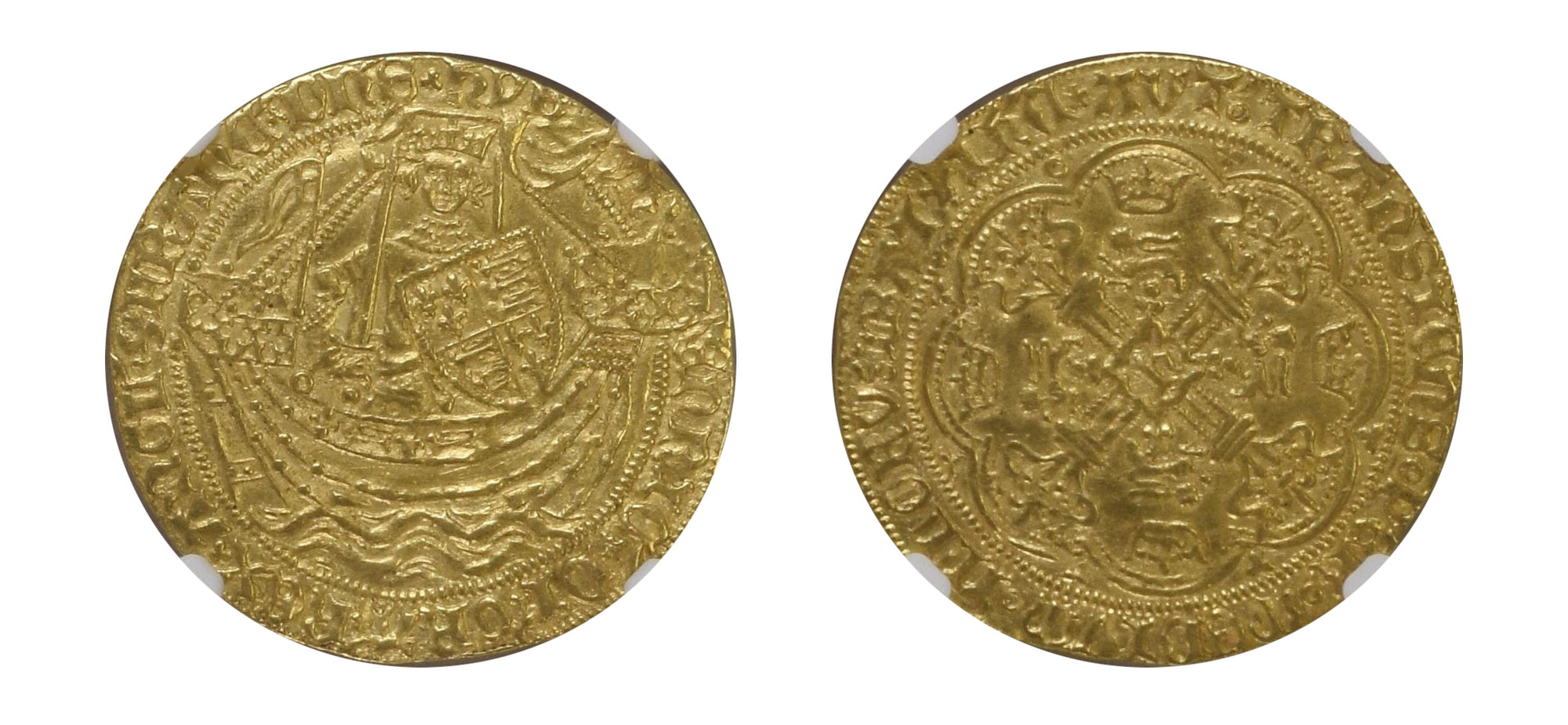 1422-1430 Gold Noble King Henry VI NGC MS61 - Hard Asset Management, Inc