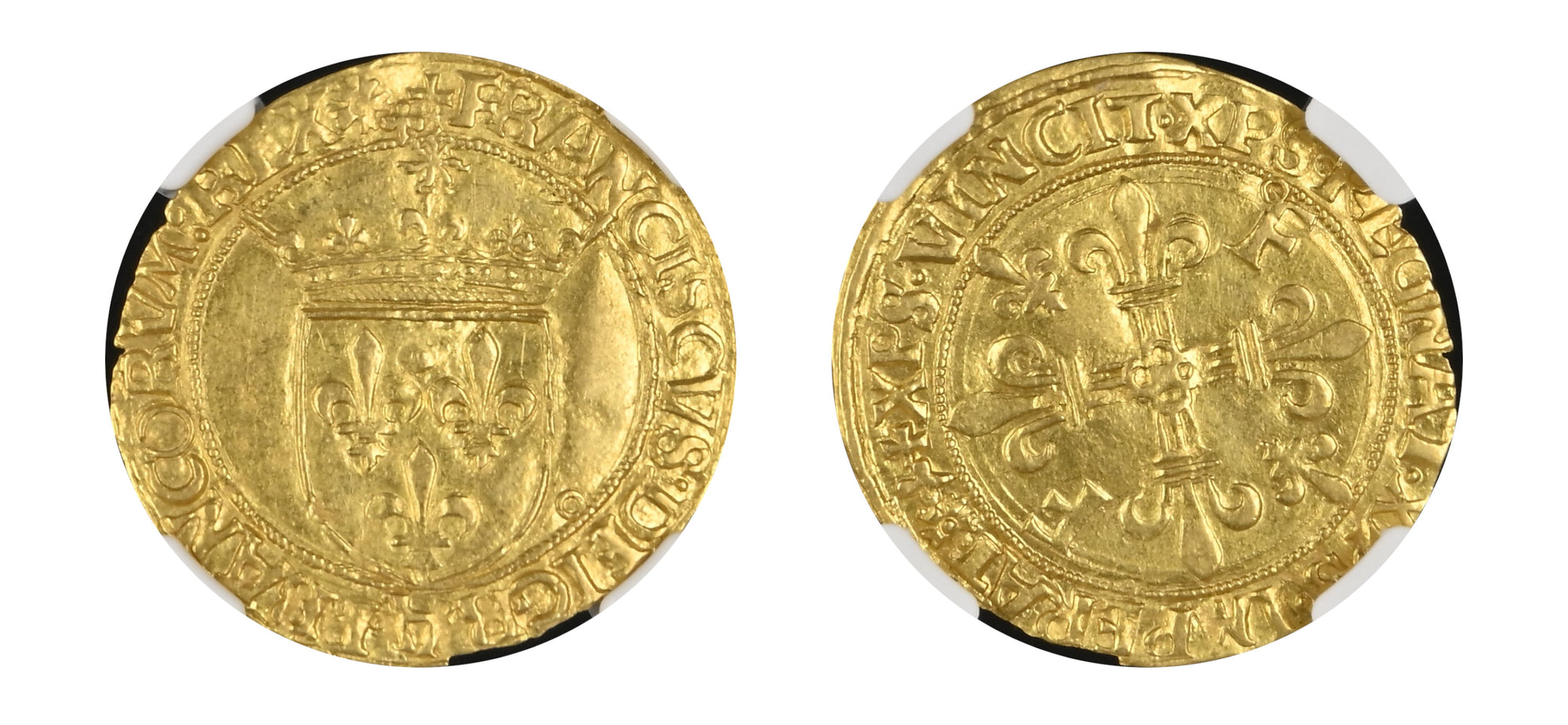 (1515-1547) FRANCE Gold ECU'OR Francois I NGC AU58 - Hard Asset Management, Inc