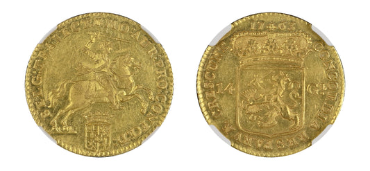 1763 NETHERLAND 14G Utrecht NGC MS61 - Hard Asset Management, Inc