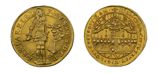 1677 Gold Ducat NGC MS61 - Hard Asset Management, Inc