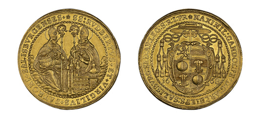 1668 Gold 5 Ducats NGC MS62 - Hard Asset Management, Inc