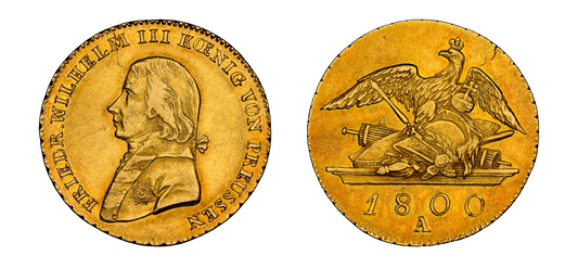 1800 Gold Double Frederick D'OR NGC AU55 - Hard Asset Management, Inc