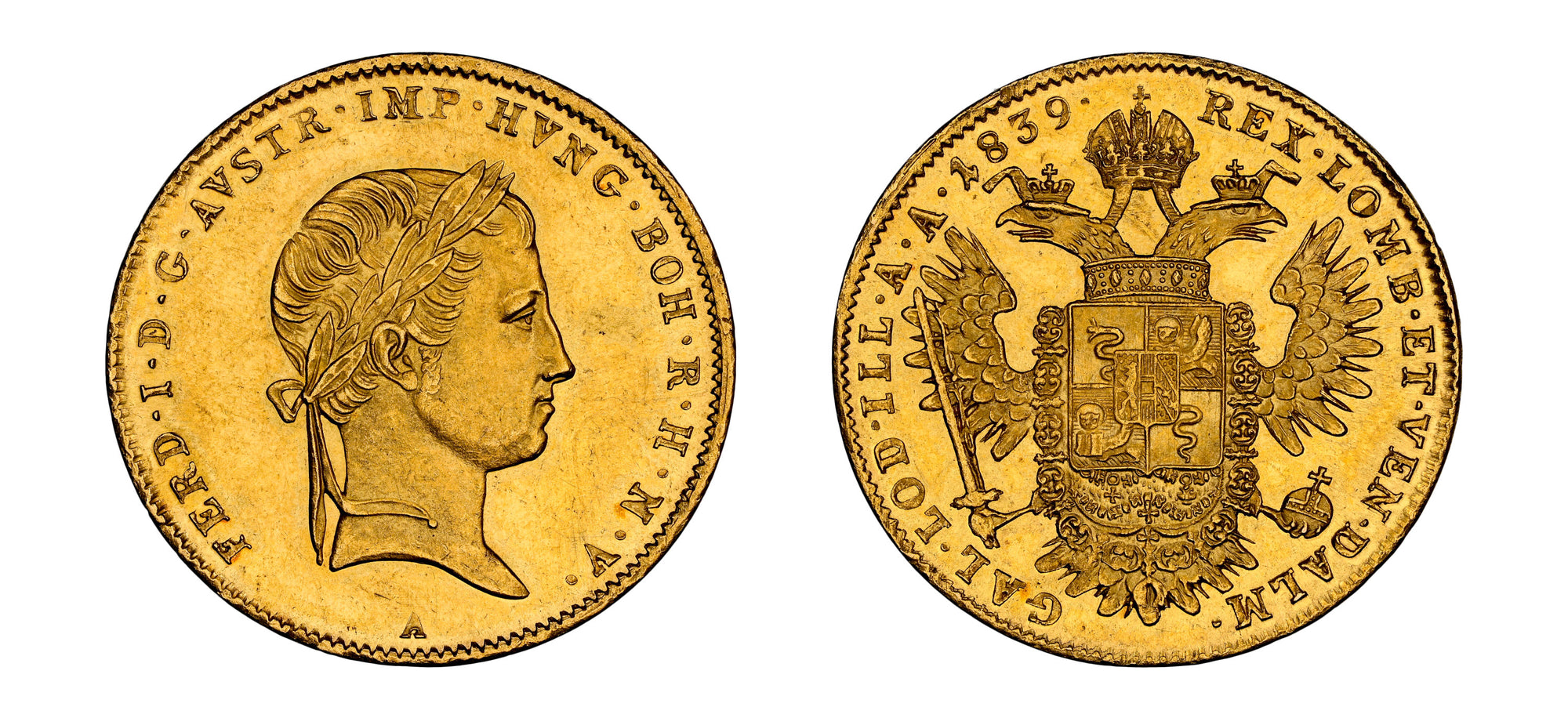 1839 Gold Sovrano NGC MS64 - Hard Asset Management, Inc