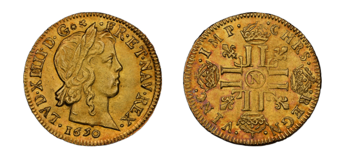 1650 Louis D'OR King Louis XIV NGC MS65+ - Hard Asset Management, Inc