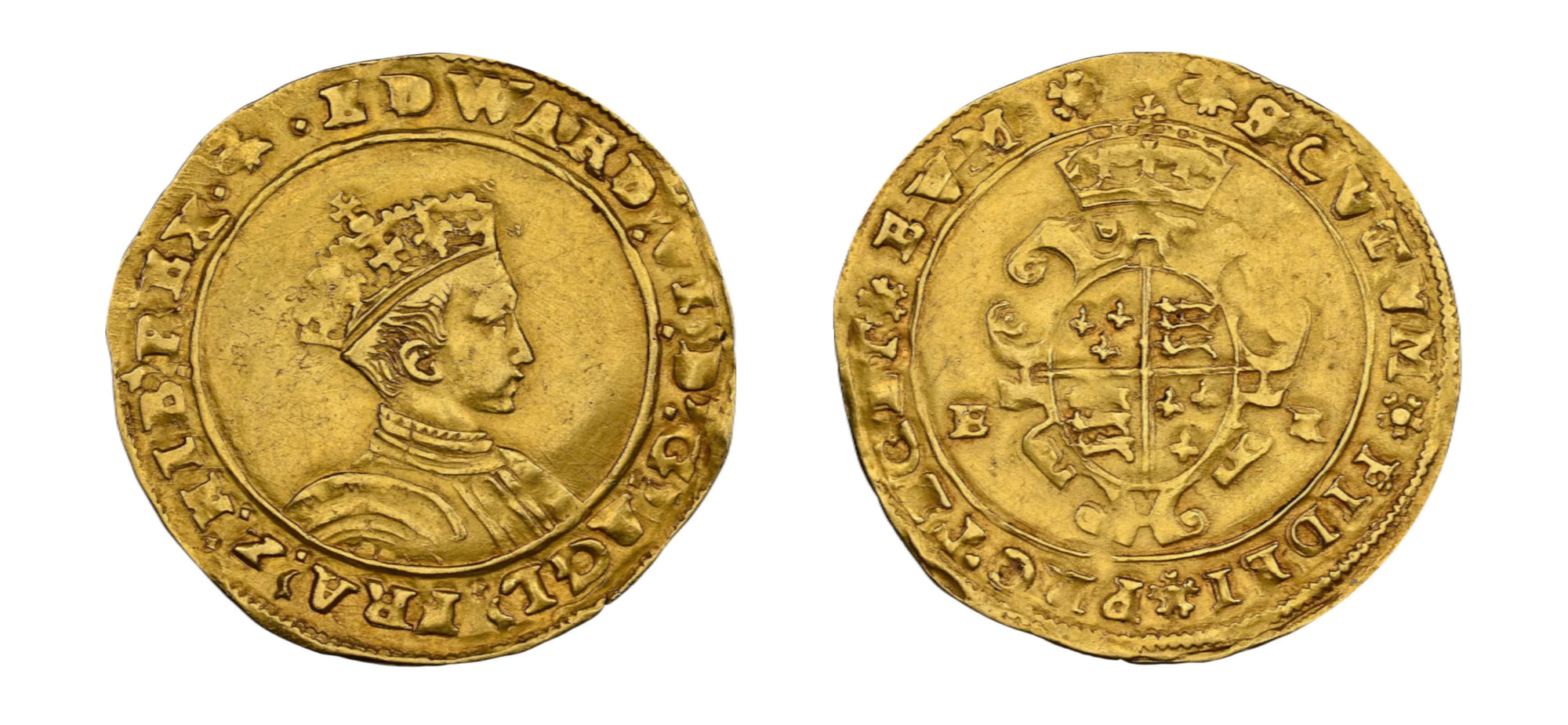 1549-1550 Gold 1/2 Sov. King Edward VI NGC AU53 - Hard Asset Management, Inc