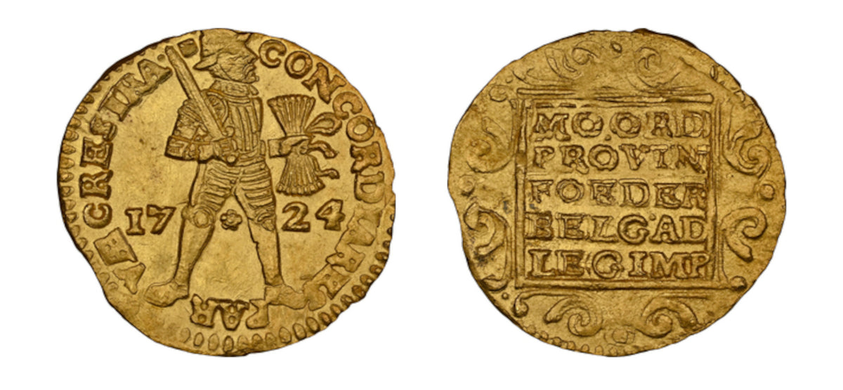 1724 Gold Ducat Akerendam NGC MS65 - Hard Asset Management, Inc