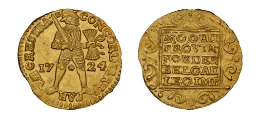 1724 Gold Ducat Akerendam NGC MS65 - Hard Asset Management, Inc
