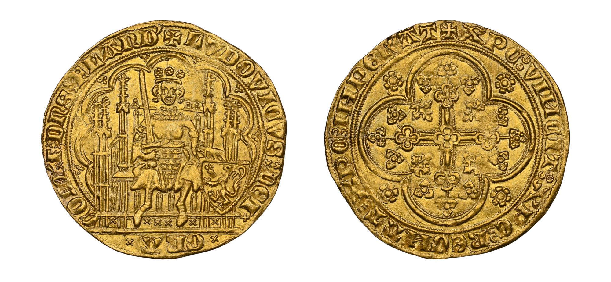 1328-1350 France Gold ECU D'OR King Philippe VI NGC MS62 - Hard Asset Management, Inc