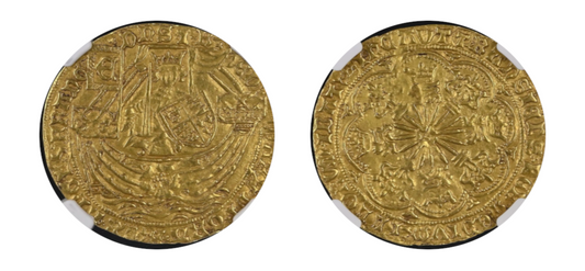 1466-1469 Gold Royal King Edward IV NGC AU55 - Hard Asset Management, Inc