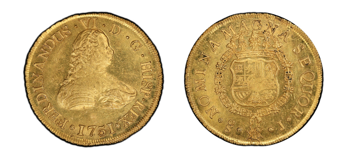 1751-So J 8 Escudos Calico-824 PCGS MSPL - Hard Asset Management, Inc