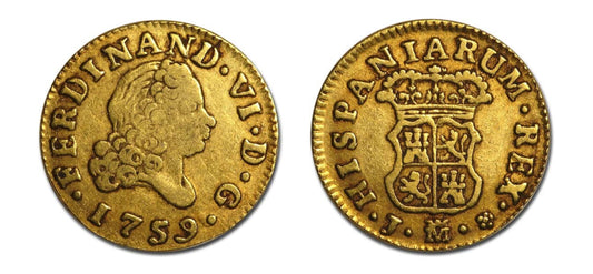 1759M J 1/2E Ferdinand VI NGC MS63 - Hard Asset Management, Inc
