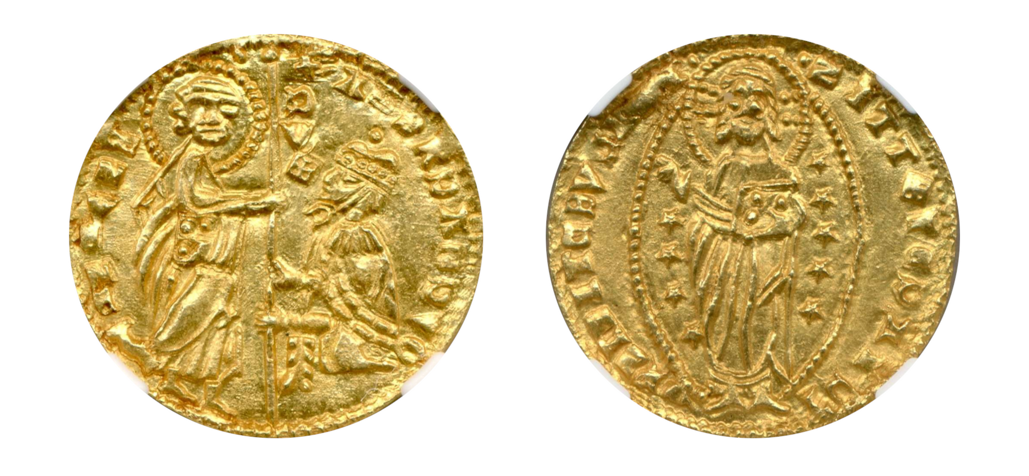 1346-1364 Gold Zecchino NGC MS 67