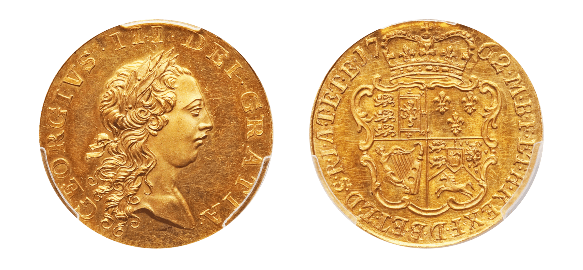 1762 George III Gold Proof Pattern 1/2 Guinea PCGS PR63 Cameo - Hard Asset Management, Inc