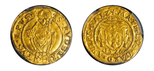 1526 Salzburg Gold Ducat PCGS MS 62 - Hard Asset Management, Inc