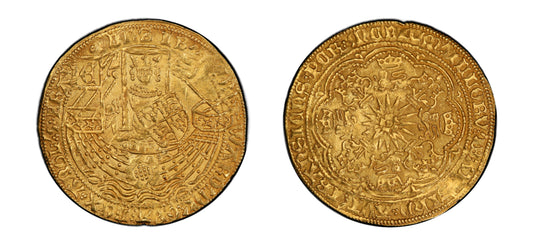 16th C. Ryal, Flemish Imitation PCGS AU58 - Hard Asset Management, Inc