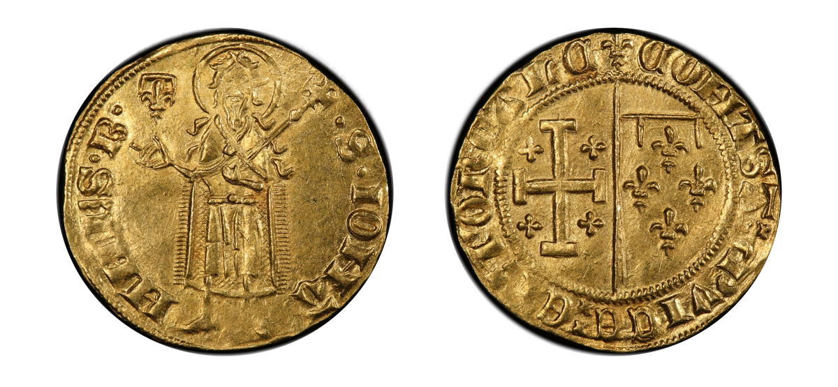 1343-1382 Gold Florin DOR Naples & Sicily PCGS MS62 - Hard Asset Management, Inc