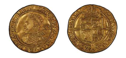 1624 King James I Gold Laurel PCGS AU53 - Hard Asset Management, Inc