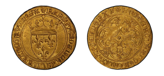1380-1422 Gold ECU D'OR PCGS MS61 - Hard Asset Management, Inc