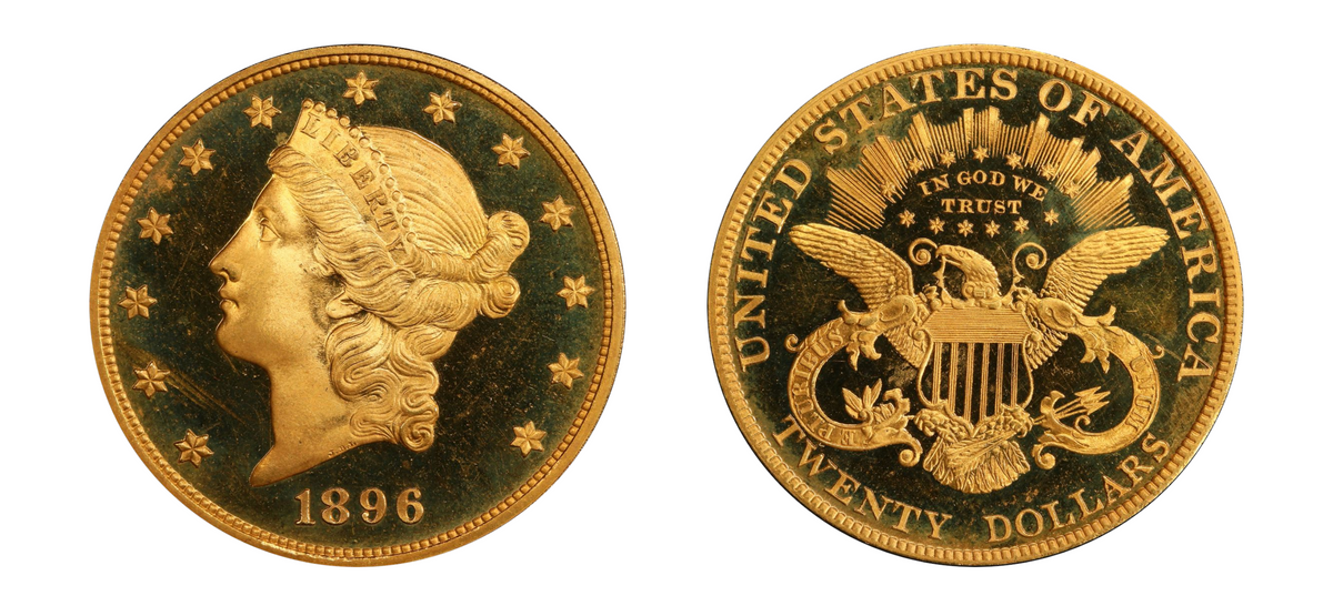 1896 $20 PCGS PR66 Deep Cameo - Hard Asset Management, Inc