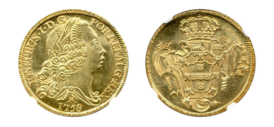 1758 Gold 6400 Reis NGC MS 66 WG - Hard Asset Management, Inc