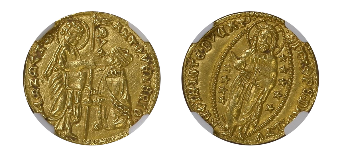 1382-00 Venice Ducat Antonio Venier NGC MS63 - Hard Asset Management, Inc