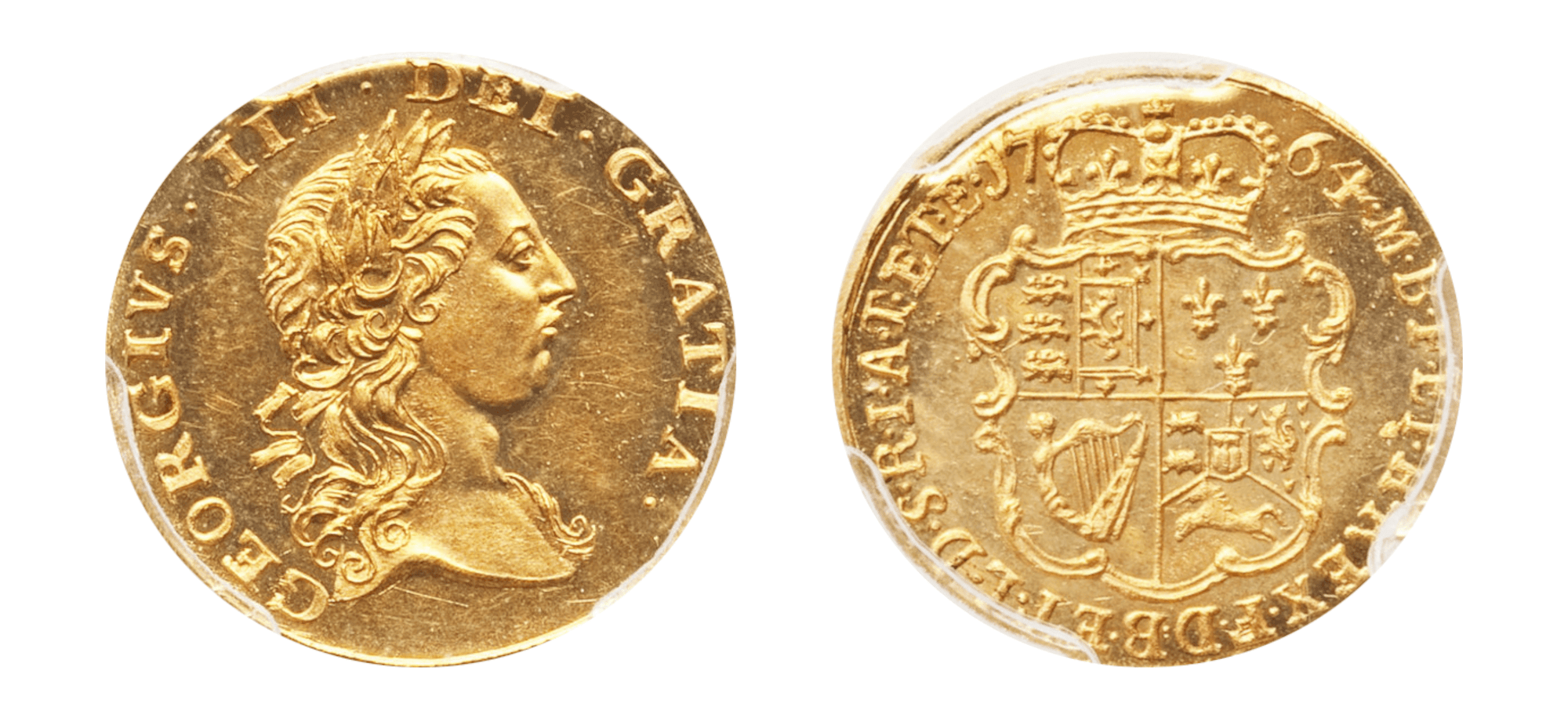 1764 George III Gold Proof Pattern 1/4 Guinea PCGS PR65 - Hard Asset Management, Inc