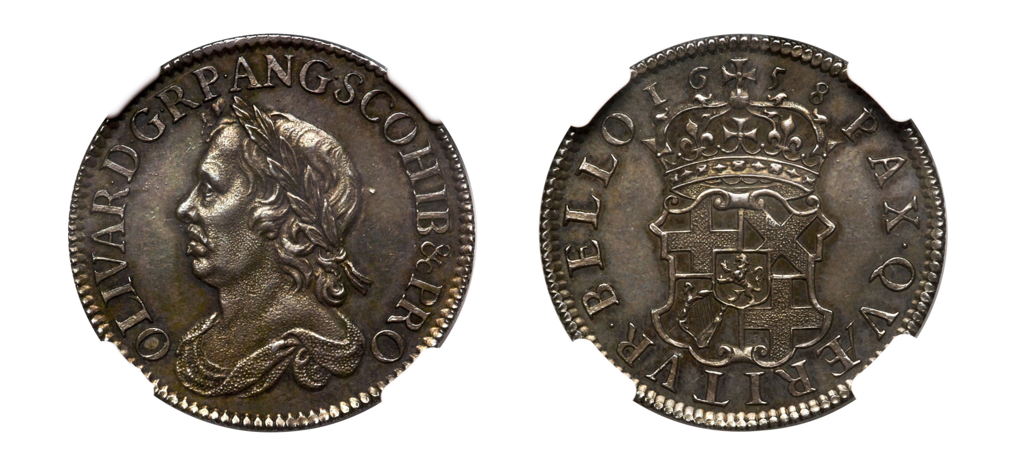 1658 Oliver Cromwell Shilling NGC MS64 - Hard Asset Management, Inc