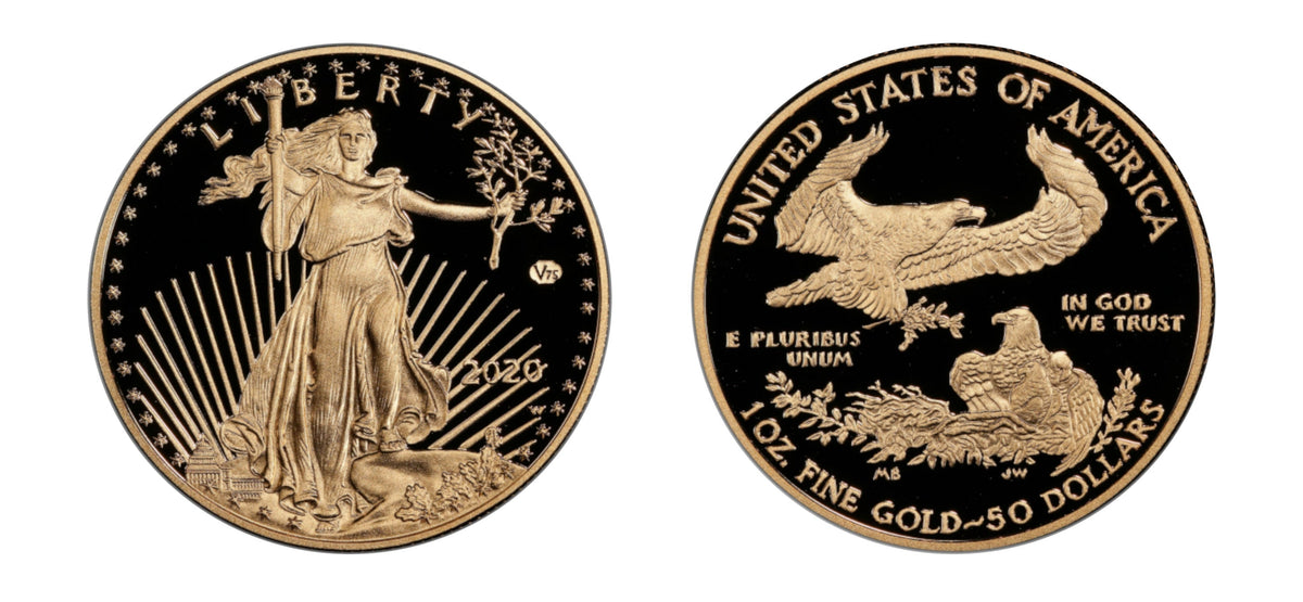 2020 WWII Privy Mark G$50 PF70 Ultra Cameo - Hard Asset Management, Inc