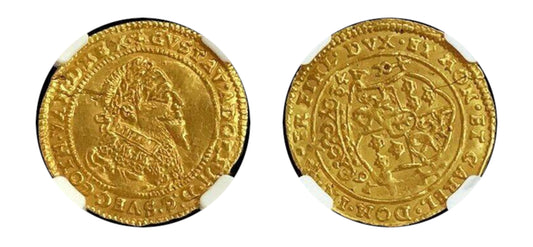 1634-Germany Gold Ducat Swedish Occupation NGC MS 62 - Hard Asset Management, Inc