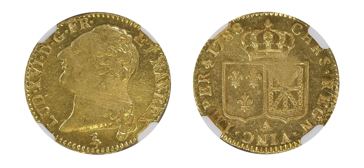 1788 Gold Louis D'OR NGC MS 63 - Hard Asset Management, Inc