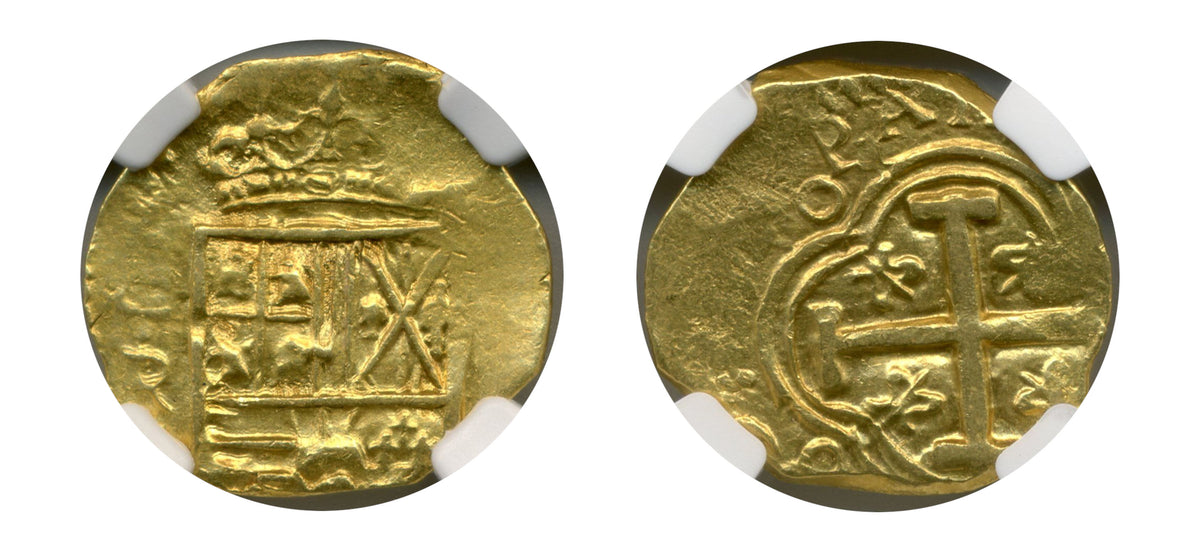 1653-1660-Colombia Gold 2 Escudos Philip IV NGC MS 61 - Hard Asset Management, Inc